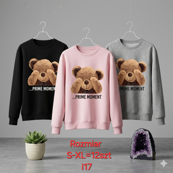 Bluzki damskie Roz S-XL, 1 Kolor Paczka 12 szt